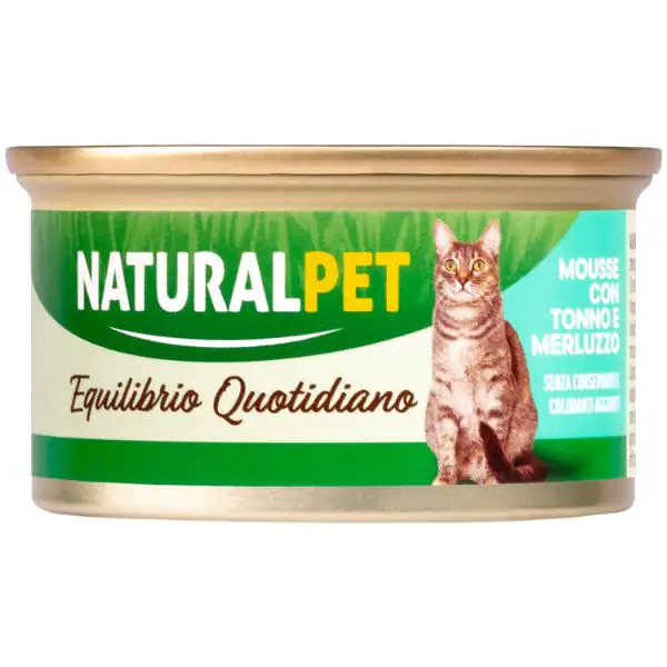 NaturalPet Cat Adult Mousse Equilibrio Quotidiano 85 gr