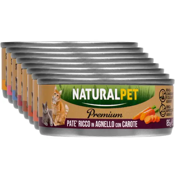 NaturalPet Premium Cat Adult Patè 85 gr