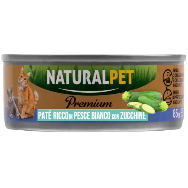 NaturalPet Premium Cat Adult Patè 85 gr