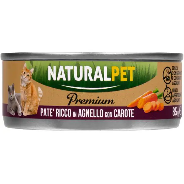 NaturalPet Premium Cat Adult Patè 85 gr