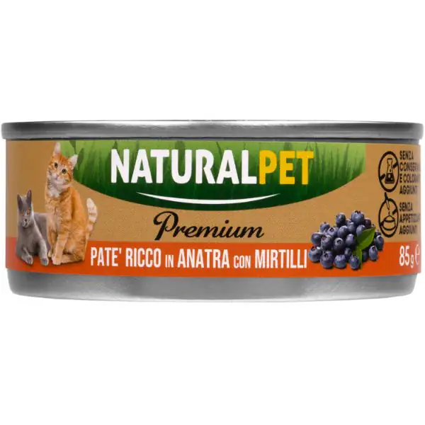 NaturalPet Premium Cat Adult Patè 85 gr