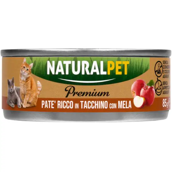 NaturalPet Premium Cat Adult Patè 85 gr