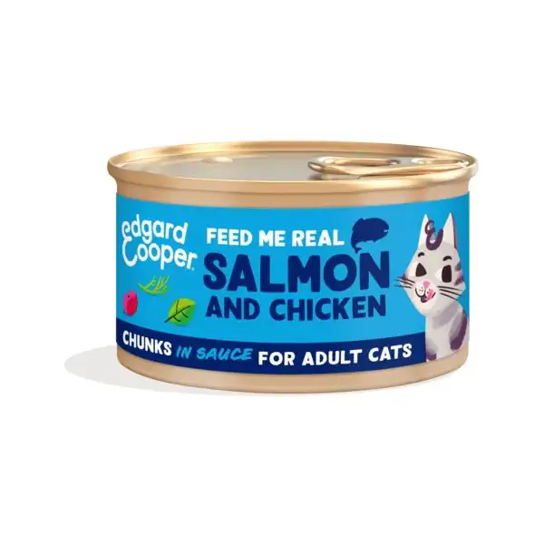 Edgard & Cooper Cat Adult Bocconcini in salsa Grain Free 85 gr