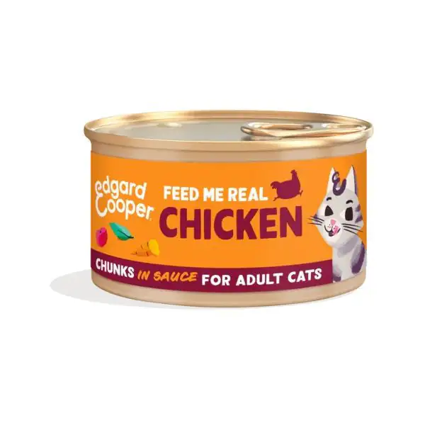 Edgard & Cooper Cat Adult Bocconcini in salsa Grain Free 85 gr