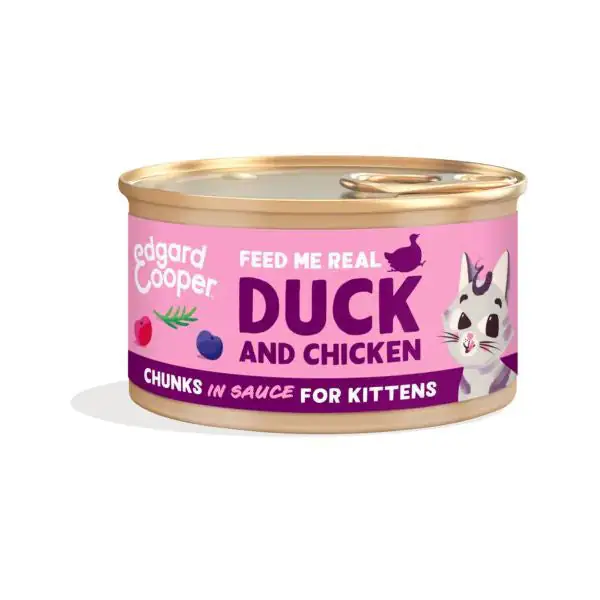 Edgard & Cooper Cat Kitten Bocconcini in salsa Grain Free 85 gr