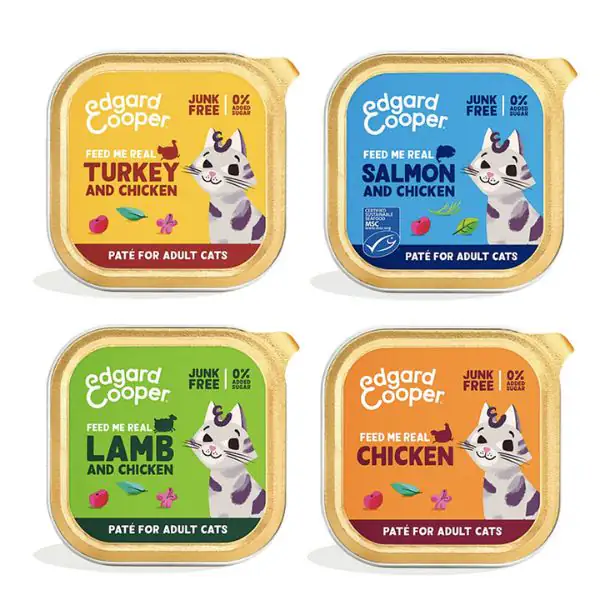 Edgard & Cooper Cat Adult Patè Grain Free Multipack 8x85 gr