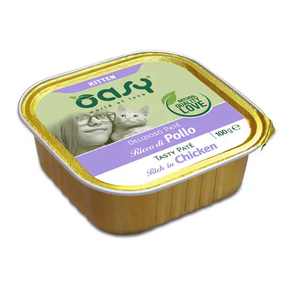 Oasy Cat Kitten Delizioso Patè 100 gr