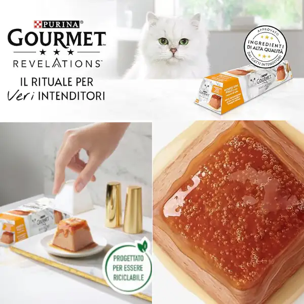 Purina Gourmet Revelations Mousse in salsa Multipack 4x57gr