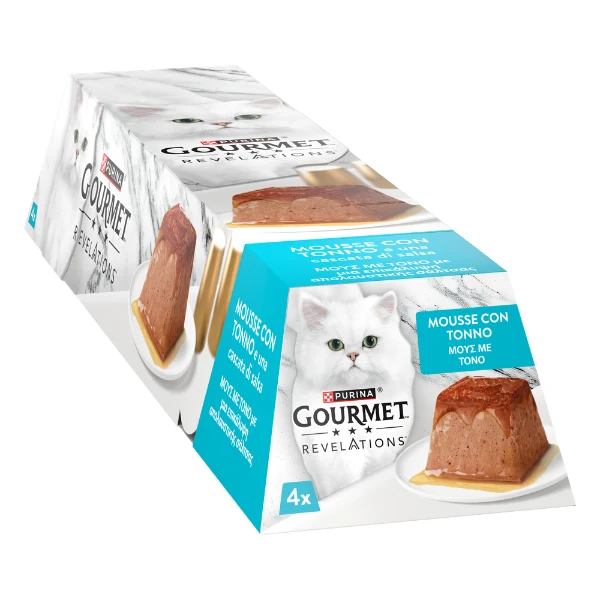 Purina Gourmet Revelations Mousse in salsa Multipack 4x57gr
