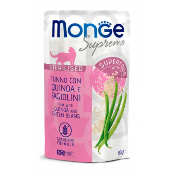 Monge Supreme Sterilised in salsa bustina da 80 gr