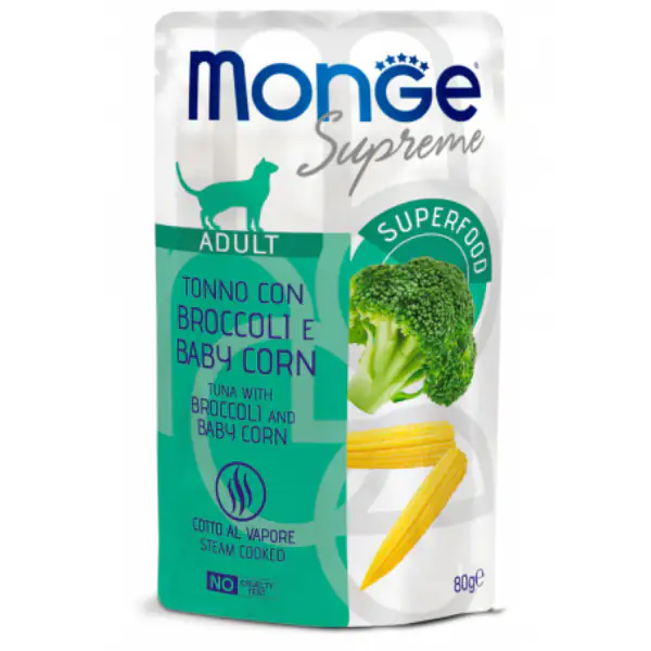 Monge Supreme Cat Adult in salsa bustina da 80 gr