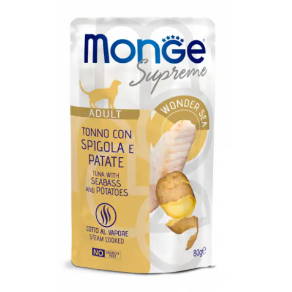 Monge Supreme Cat Adult in salsa bustina da 80 gr