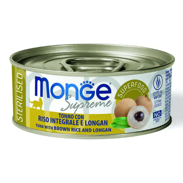 Monge Supreme Sterilised in salsa lattina da 80 gr