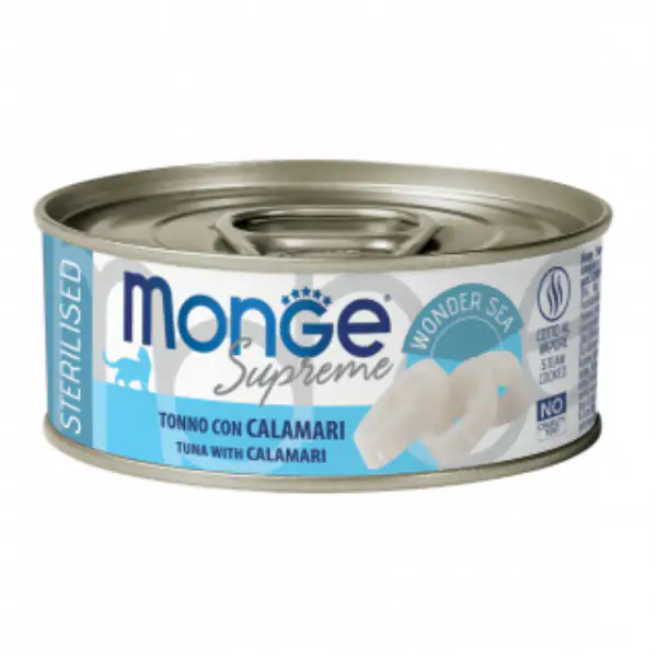 Monge Supreme Sterilised in salsa lattina da 80 gr