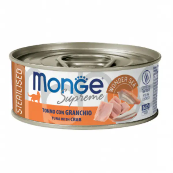 Monge Supreme Sterilised in salsa lattina da 80 gr