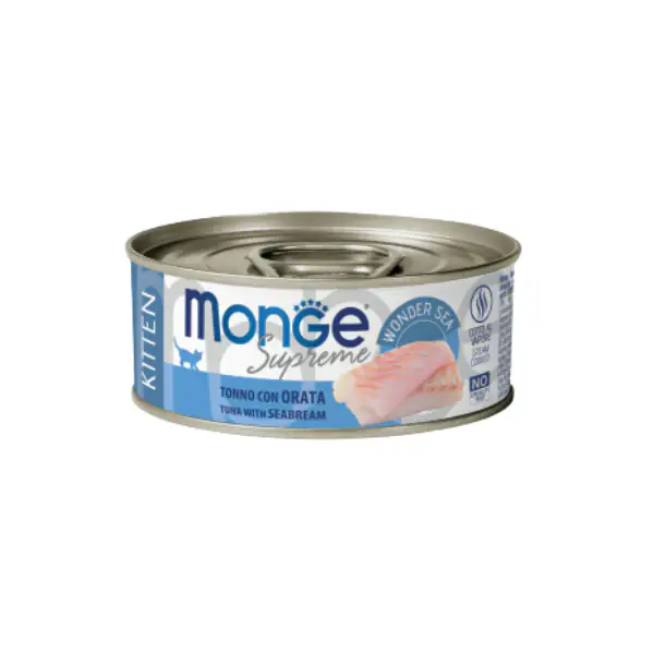 Monge Supreme Kitten in salsa lattina da 80 gr