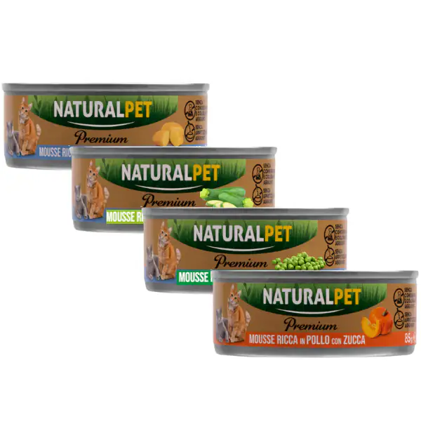 NaturalPet Premium Cat Adult Mousse 85 gr