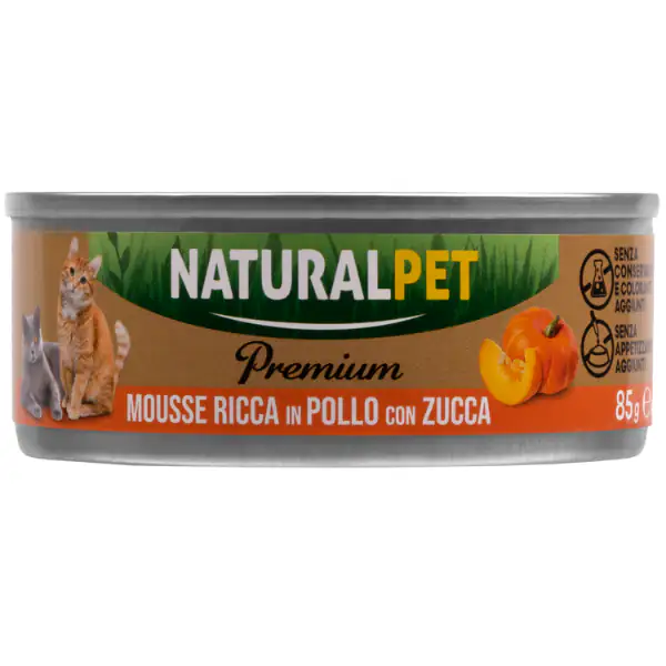 NaturalPet Premium Cat Adult Mousse 85 gr