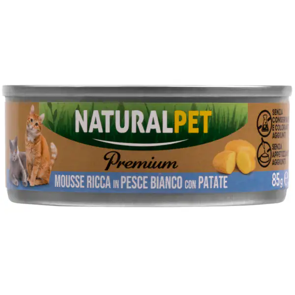 NaturalPet Premium Cat Adult Mousse 85 gr