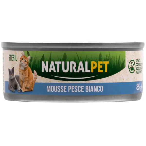 NaturalPet Cat Sterilized Mousse 85 gr