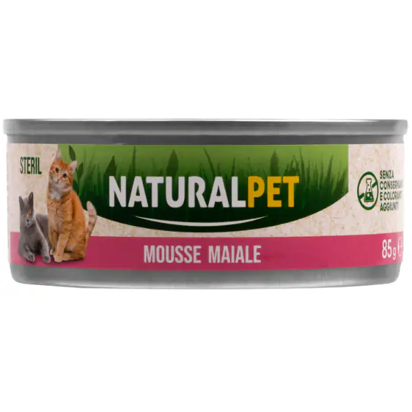 NaturalPet Cat Sterilized Mousse 85 gr