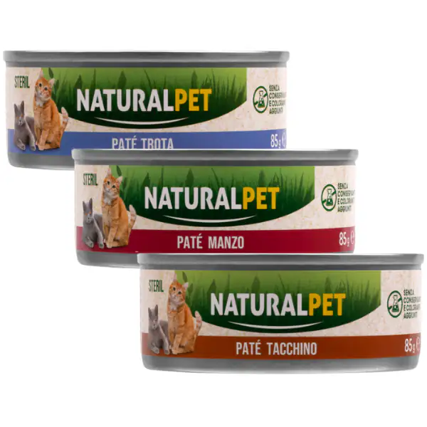 NaturalPet Cat Sterilized Patè 85 gr