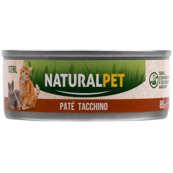 NaturalPet Cat Sterilized Patè 85 gr