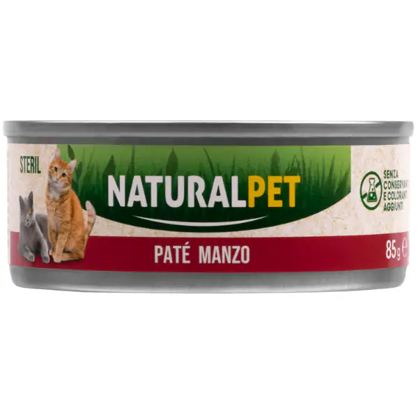 NaturalPet Cat Sterilized Patè 85 gr