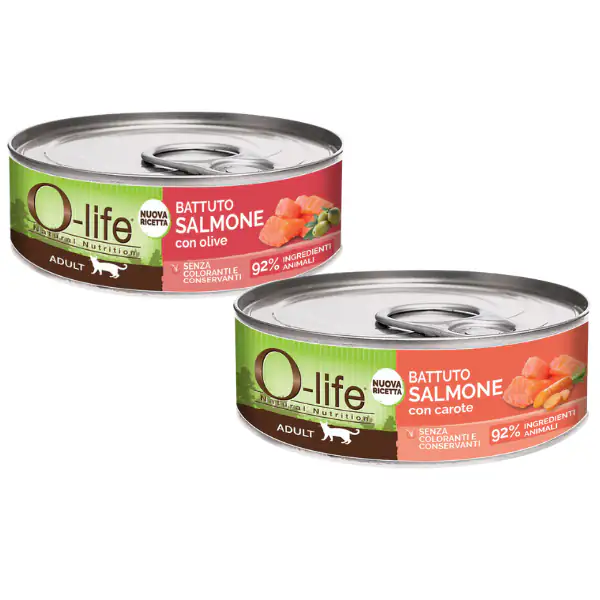 O-life Cat Adult Grain Free Battuto 85 gr