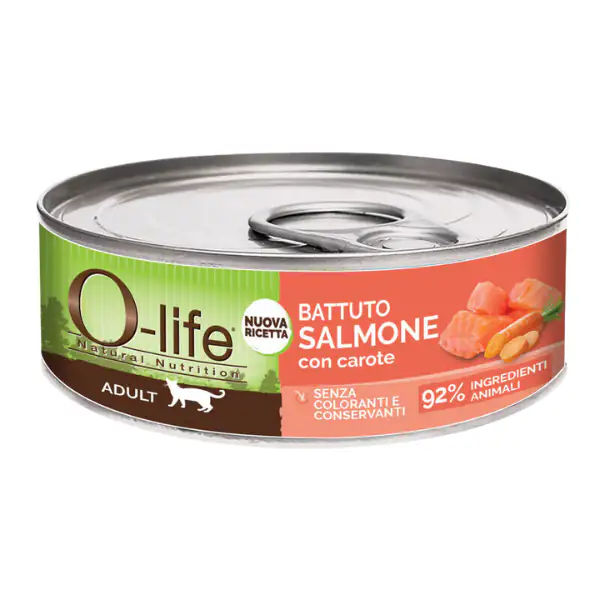 O-life Cat Adult Grain Free Battuto 85 gr