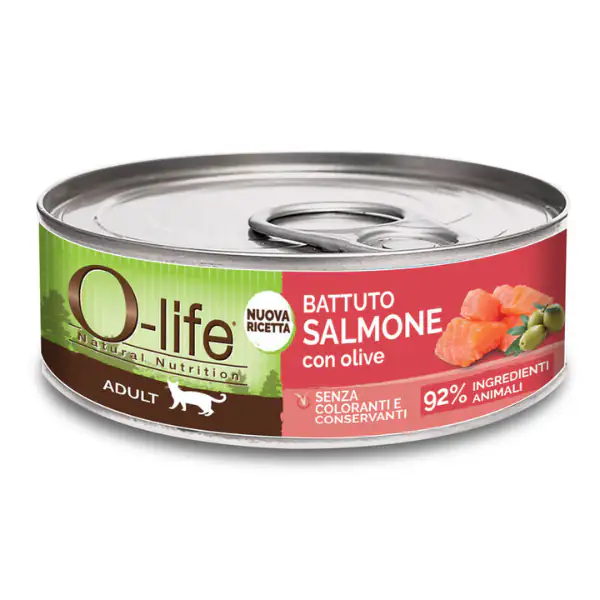 O-life Cat Adult Grain Free Battuto 85 gr