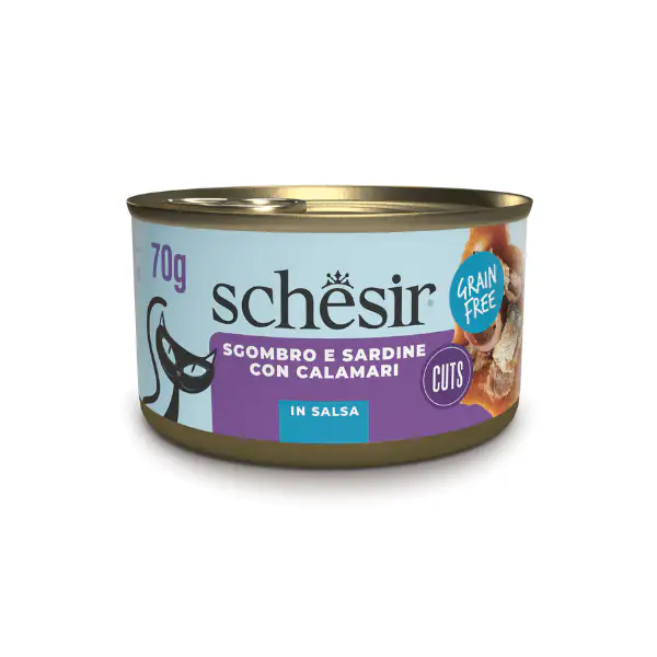 Schesir Sardine Filetti in salsa Cat Adult Grain Free 70 gr