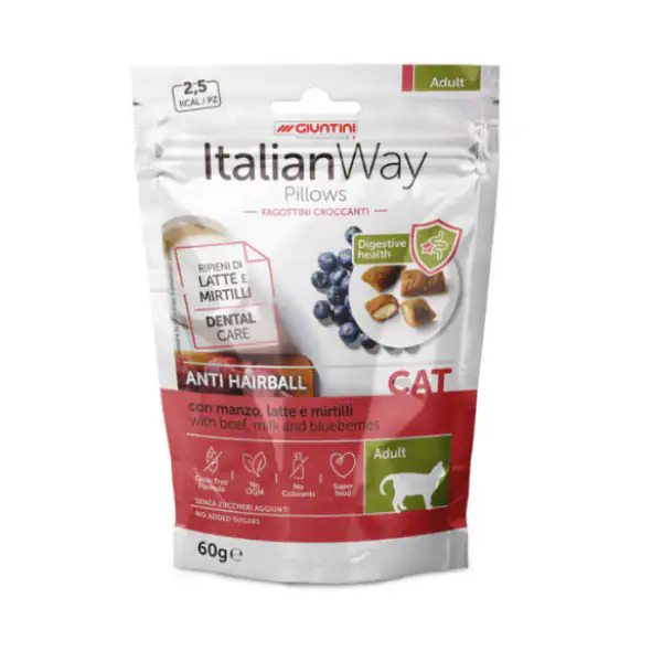 ItalianWay snack per gatti Pillows Grain Free 60 gr