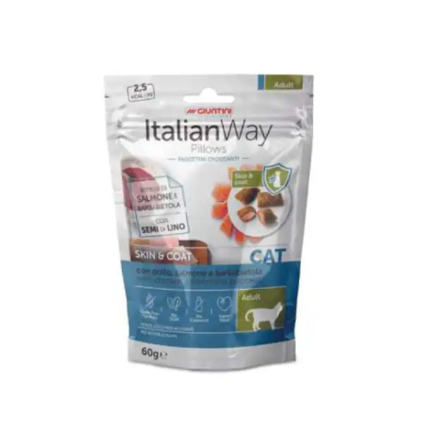 ItalianWay snack per gatti Pillows Grain Free 60 gr
