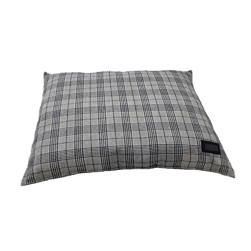 Cuscino scozzese Grigio e Blu 80 cm