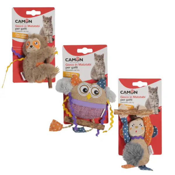 Gioco per gatti in Matatabi con Catnip Camon
