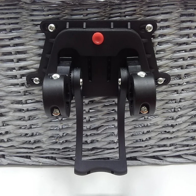 CESTINO BICI VIMINI GRIGIO