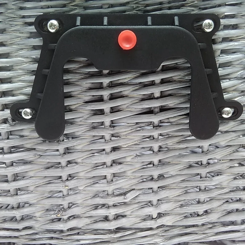 CESTINO BICI VIMINI GRIGIO