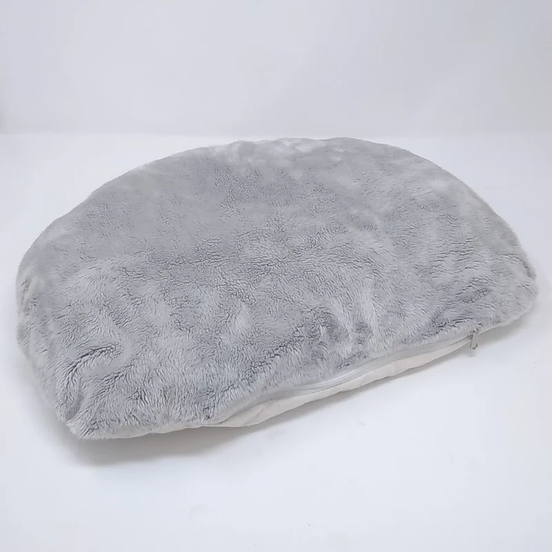 CUCCIA VIMINI GRIGIO CON CUSCINO