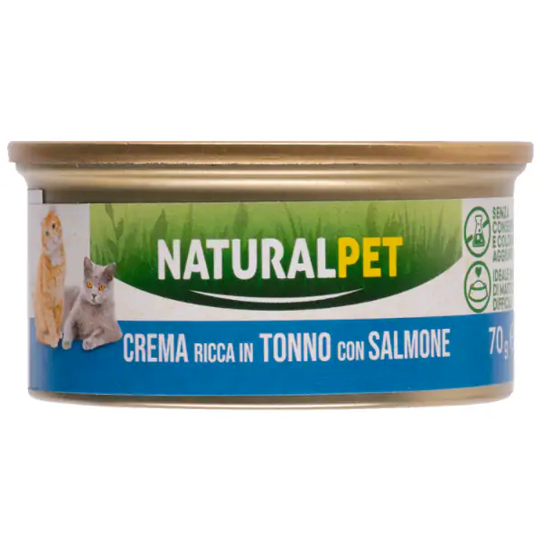 NaturalPet Cat Adult Crema 70 gr