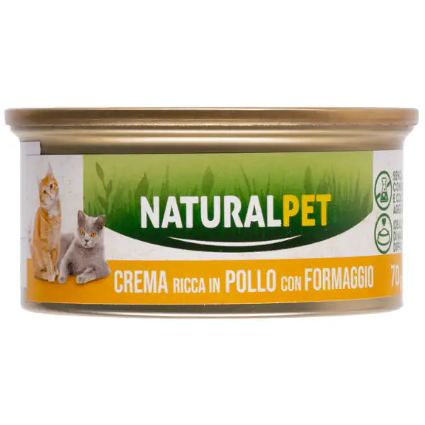 NaturalPet Cat Adult Crema 70 gr