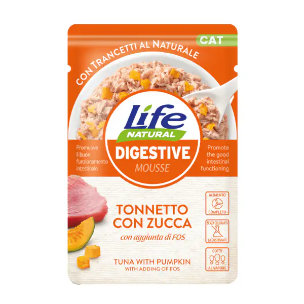 Life Cat Natural Digestive Bustine 70 gr