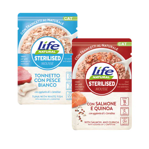 Life Cat Natural Sterilised Bustine 70 gr