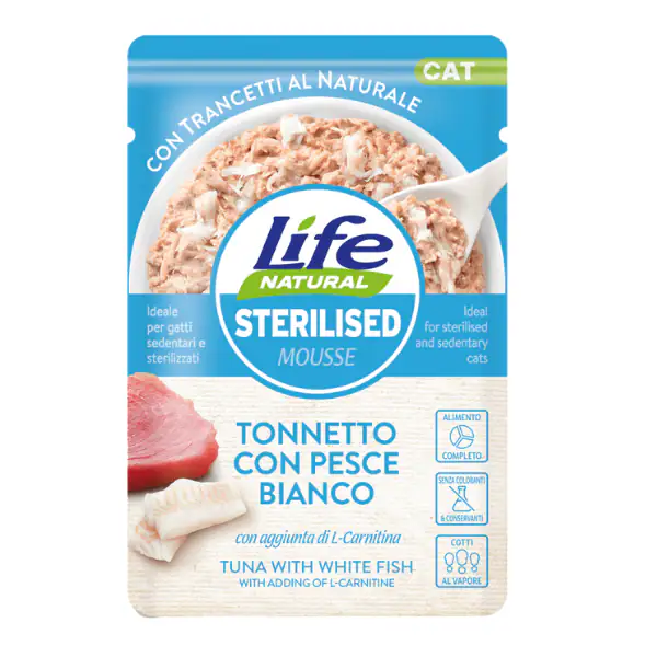 Life Cat Natural Sterilised Bustine 70 gr