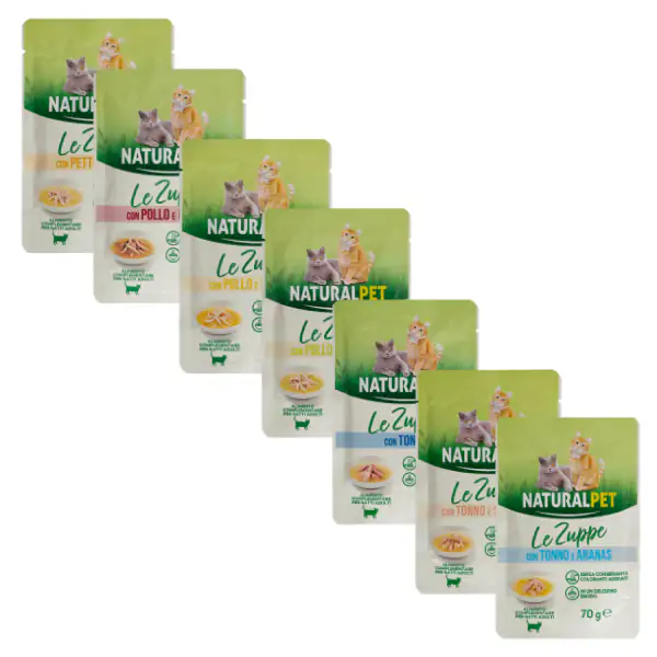 Naturalpet Cat Adult Zuppa in brodo 70 gr