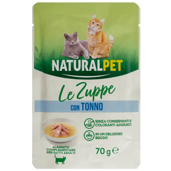 Naturalpet Cat Adult Zuppa in brodo 70 gr