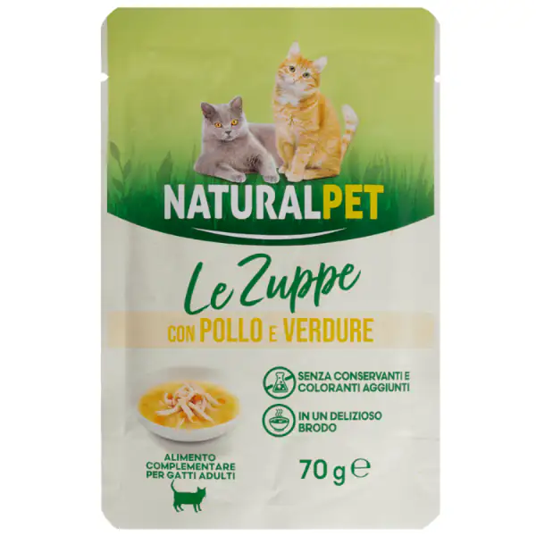 Naturalpet Cat Adult Zuppa in brodo 70 gr