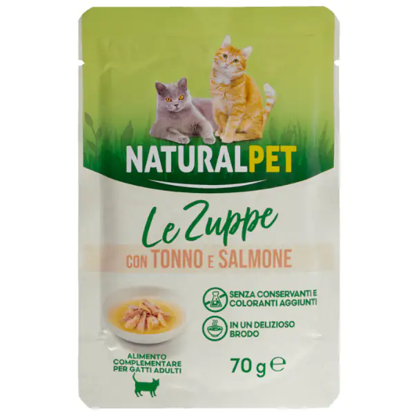 Naturalpet Cat Adult Zuppa in brodo 70 gr