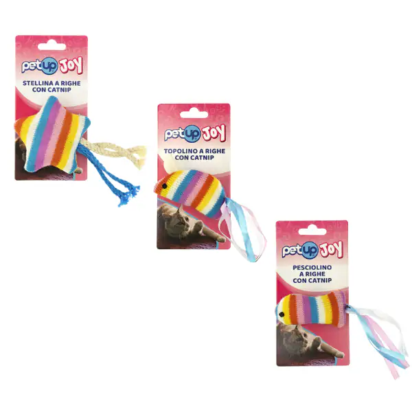 Gioco con erba gatta per gatti in tessuto PetUp Joy