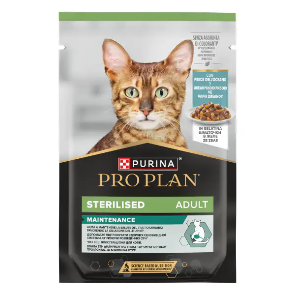 Purina Pro Plan Cat Adult Sterilised Maintenance Umido in gelatina 85 g